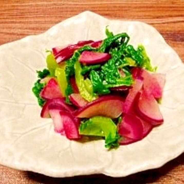 かつお菜と蕪☆漬け